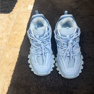 Balenciaga Light Blue Trail Sneakers